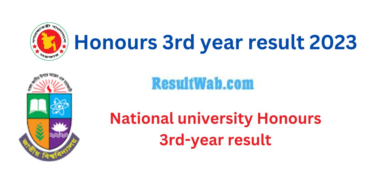 Bangladesh national university Honours 3rd year result 2023 result date announced by the official authority from the national university.